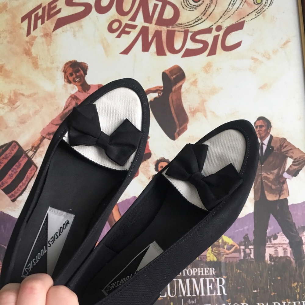 Black and white flats